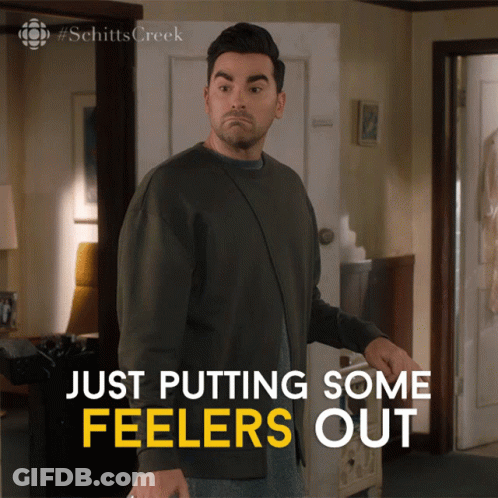Man Saying Just Putting Some Feelers Out GIF