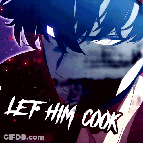 Man Saying Let Him Cook GIF