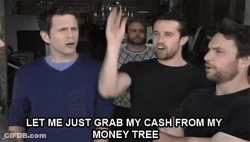 Man Saying Let Me Grab My Cash GIF