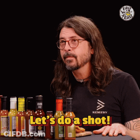 Man Saying Let's Do A Shot GIF