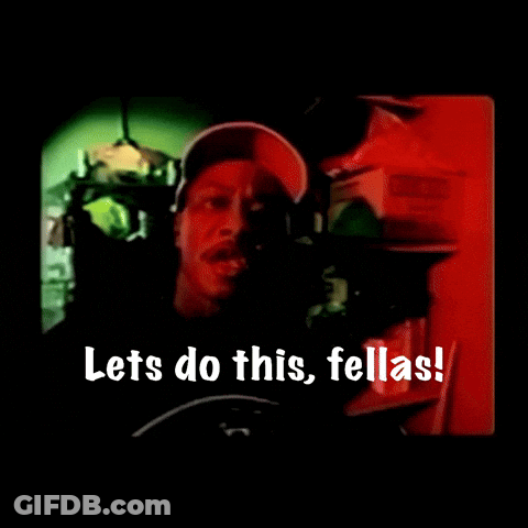 Man Saying Let's Do This Fellas GIF