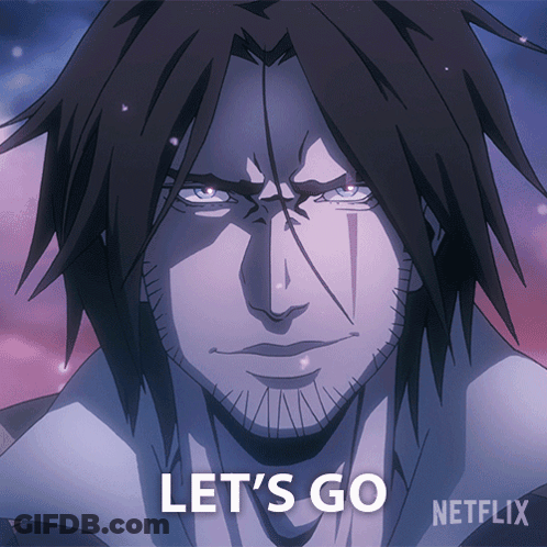 Man Saying Let's Go Netflix GIF