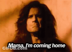 Man Saying Mama Coming Home GIF