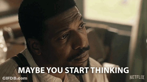 Man Saying Maybe You Start Thinking Netflix Ad GIF