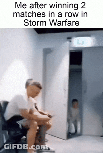 Man Saying Me After Winning 2 Matches GIF