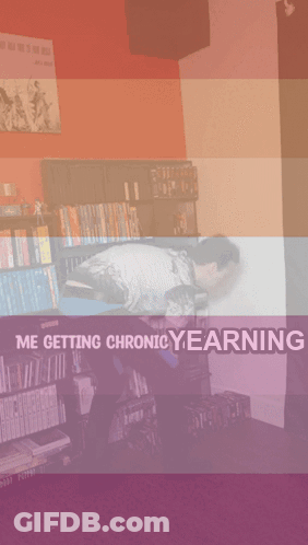 Man Saying Me Getting Chronic Yearning GIF