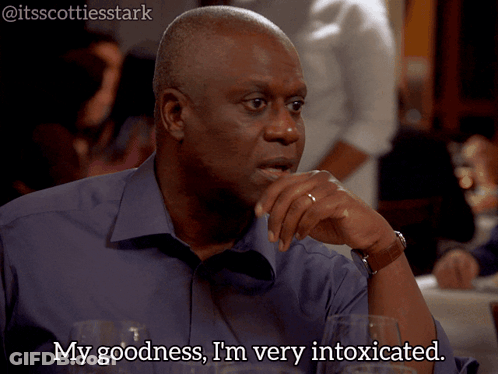Man Saying My Goodness I'm Very Intoxicated GIF