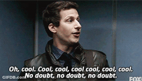 Man Saying Oh Cool No Doubt GIF