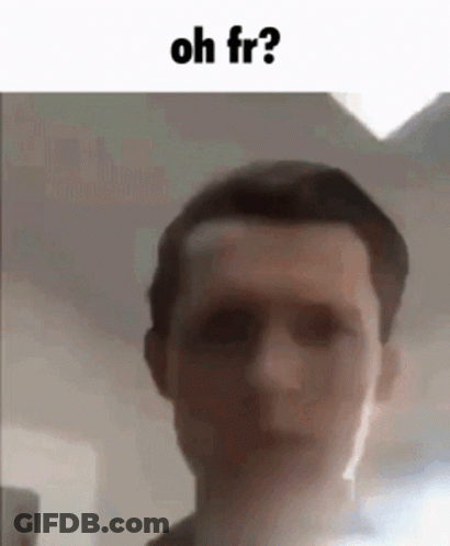 Man Saying Oh Fr GIF