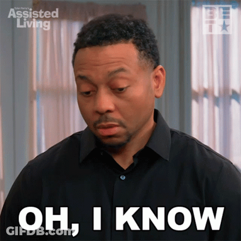 Man Saying Oh I Know In Front Of Window GIF