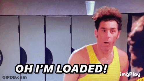 Man Saying Oh I'm Loaded Lockers GIF