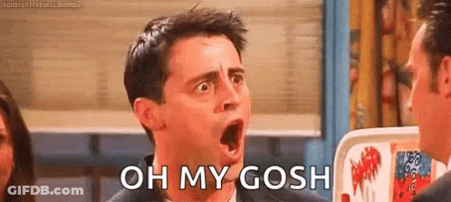 Man Saying Oh My Gosh Beside Another Man GIF