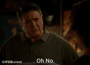 Man Saying Oh No GIF