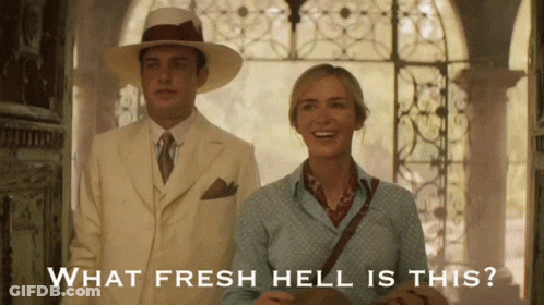 Man Saying Oh No My Life's Not Too Complicated GIF