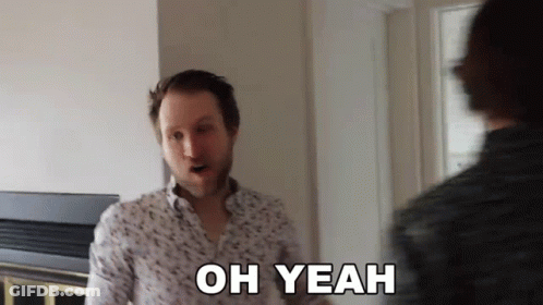 Man Saying Oh Yeah GIF