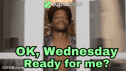 Man Saying Ok Wednesday Ready For Me GIF