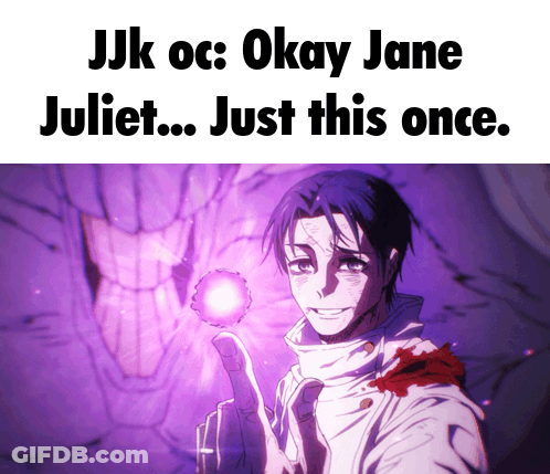 Man Saying Okay Jane Juliet Just This Once GIF