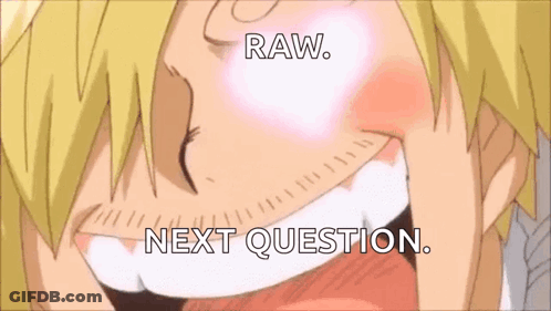 Man Saying Raw Next Question GIF