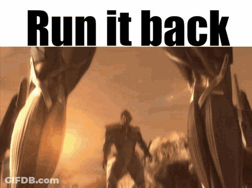 Man Saying Run It Back GIF