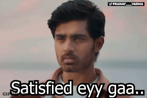 Man Saying Satisfied Ey Gaa GIF