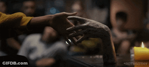 Man Saying She Likes Me At Door GIF