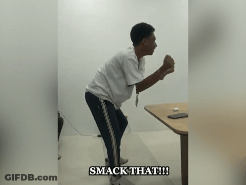 Man Saying Smack That GIF
