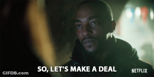 Man Saying So Lets Make A Deal GIF