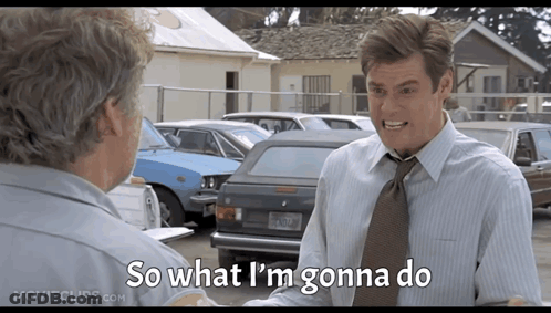 Man Saying So What I'm Gonna Do GIF