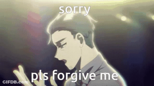 Man Saying Sorry Pls Forgive Me GIF