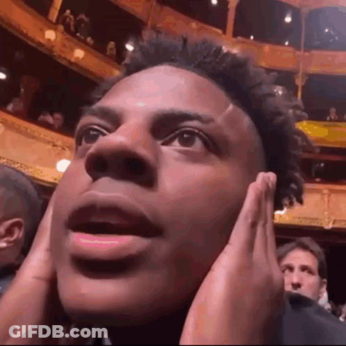 Man Saying Suck It Mofo In Front Of TV GIF