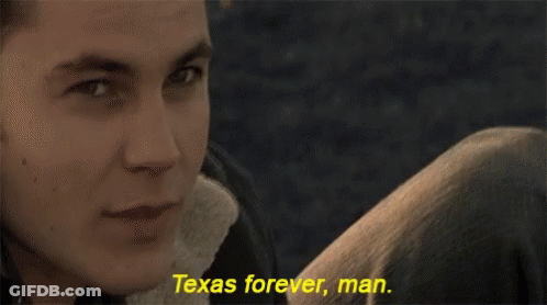 Man Saying Texas Forever GIF