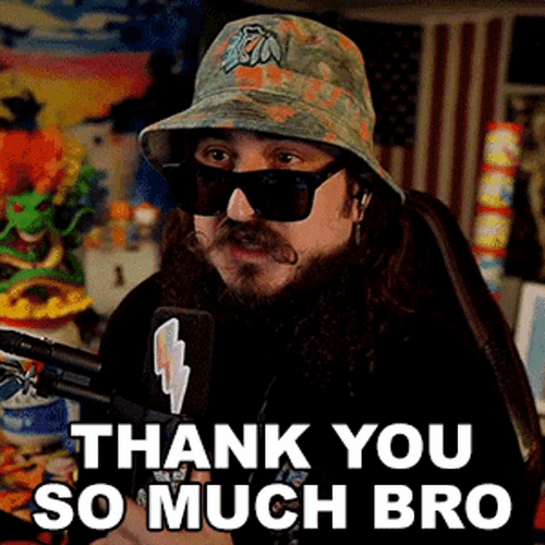Man Saying Thank You Bro GIF