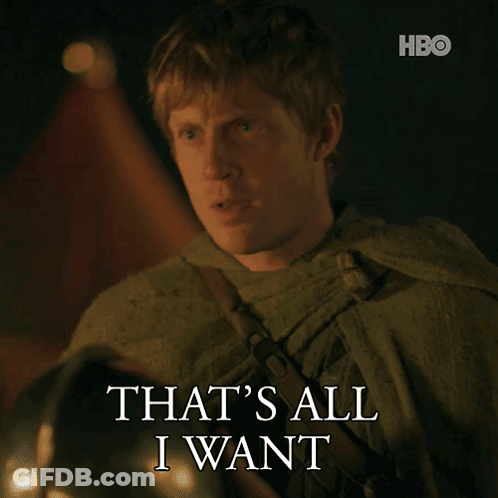 Man Saying That All I Want In HBO Ad GIF