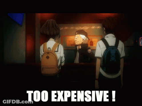 Man Saying That Is Crazy Expensive GIF