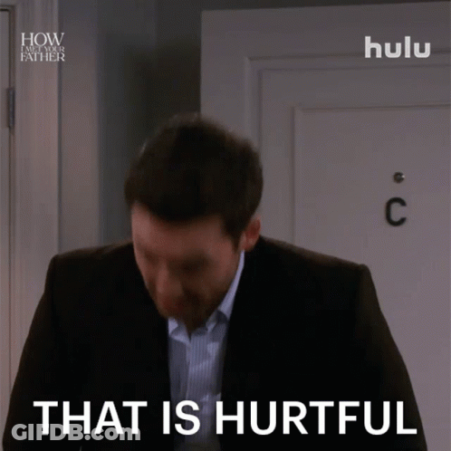 Man Saying That Is Hurtful By C Door GIF