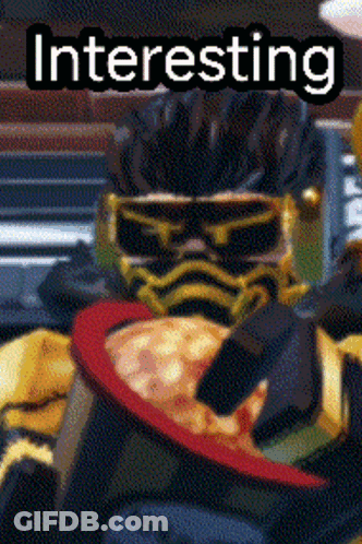 Man Saying That Is So Interesting Near Paintings GIF