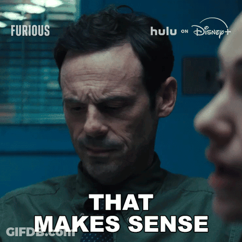 Man Saying That Makes Sense In Disney Ad GIF