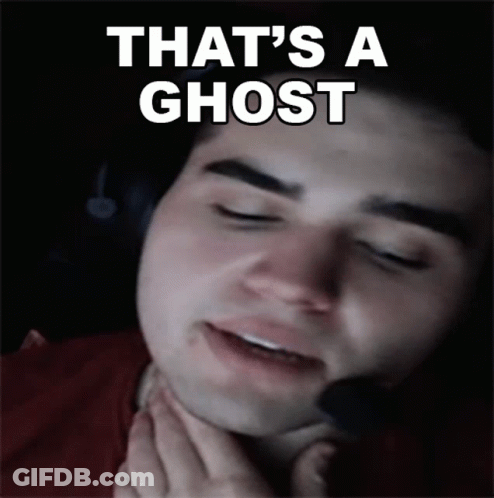 Man Saying That's A Ghost GIF