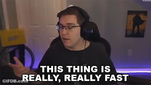 Man Saying That's Fast GIF