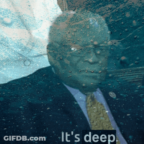 Man Saying That's Really Deep GIF