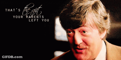 Man Saying That's The Gift Your Parents Left You GIF