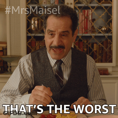 Man Saying That's The Worst GIF
