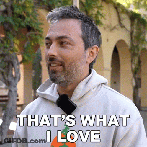 Man Saying That's What I Love GIF