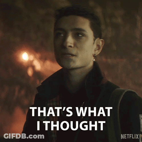 Man Saying That's What I Thought GIF