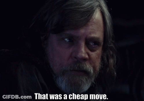Man Saying That Was A Cheap Move GIF