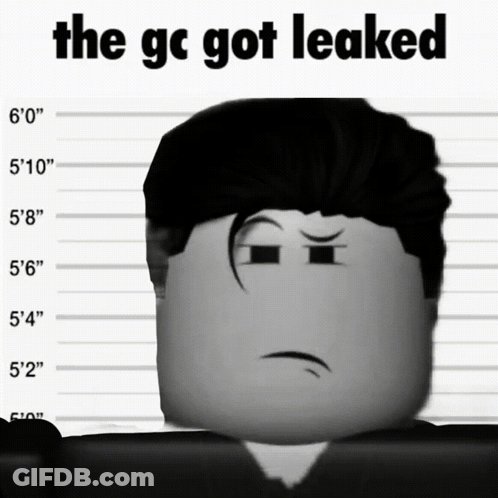 Man Saying The GC Got Leaked GIF