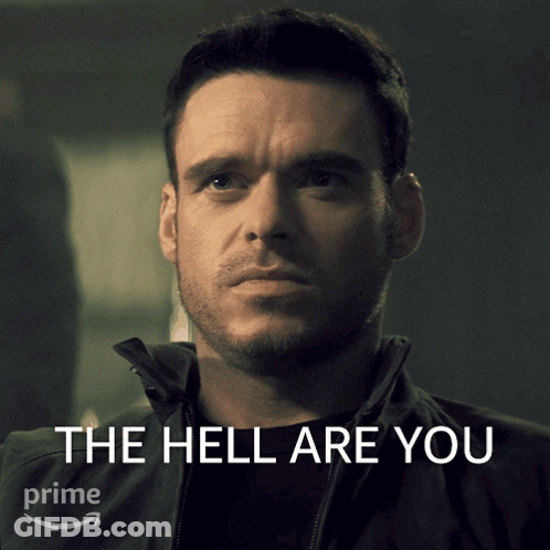 Man Saying The Hell Are You GIF