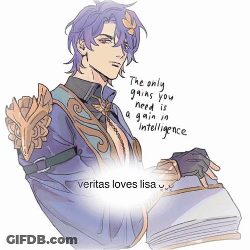Man Saying The Only Gains You Need Is A Gain In Intelligence GIF