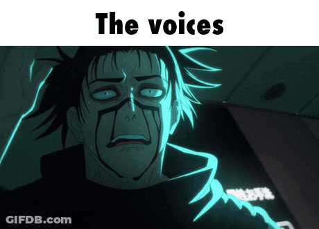 Man Saying The Voices GIF