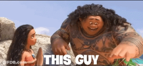Man Saying This Guy To Woman GIF